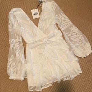 Hello Molly white lace dress